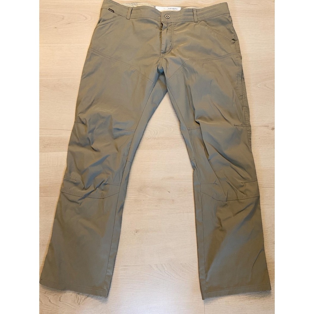 KUHL Renegade Technical Duralux Men's Khaki Hiking Pants Size 40x32